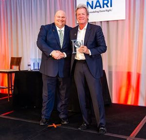 NARI president Andy Apter and Chris Egner