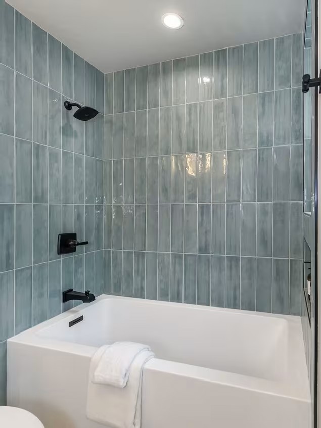 shower and tub