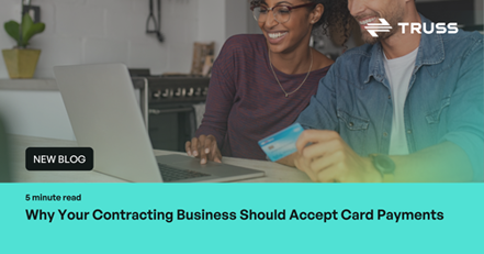 Contracting Business Should Accept Card Payments